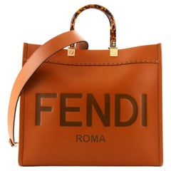 Fendi Sunshine Shopper Tote Leather Medium