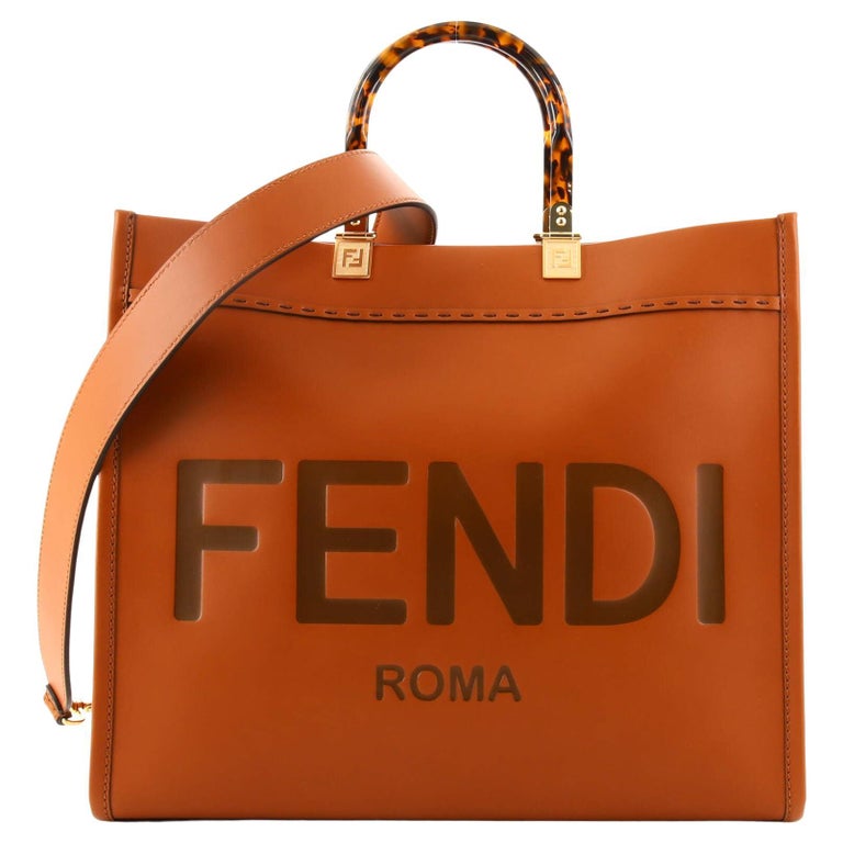 Fendi Sunshine Shopper Tote Leather Medium at 1stDibs