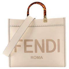 Fendi Sunshine Shopper Tote Leather Medium