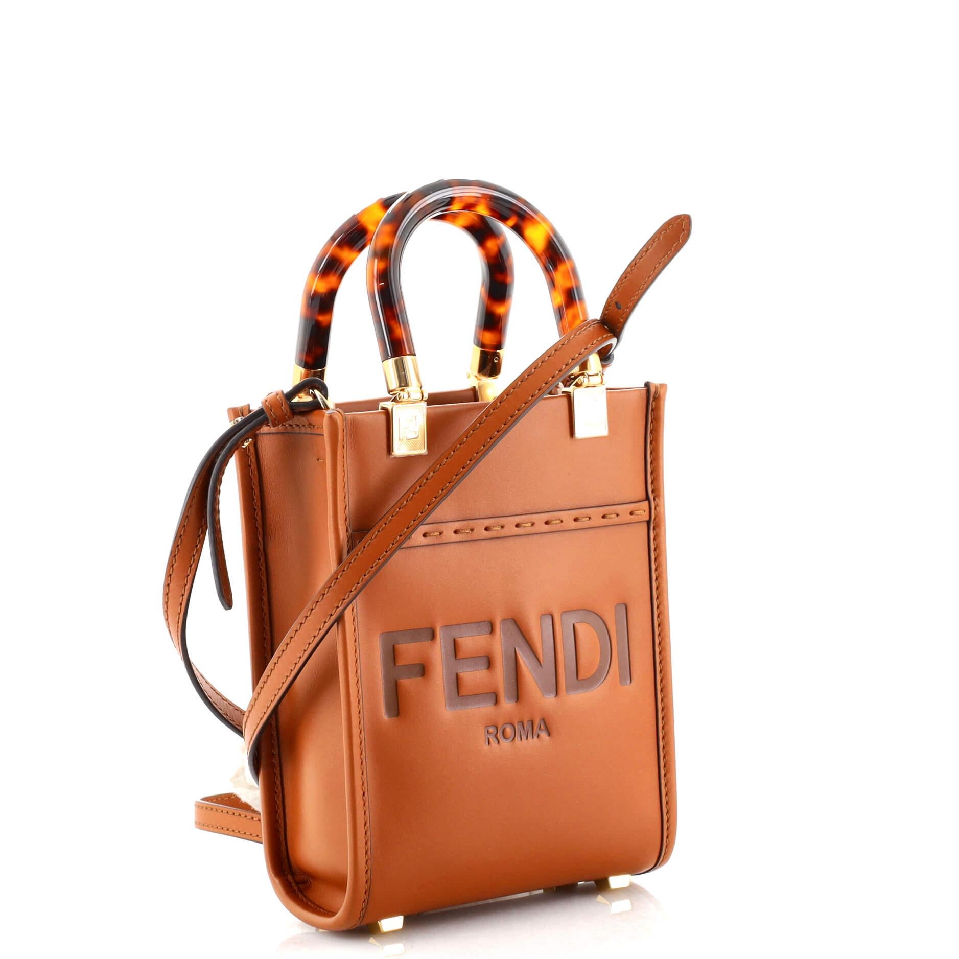 fendi mini sunshine shopper
