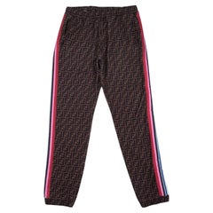 Fendi Sweatpants FF Men Pants Size 52IT (Large) S287