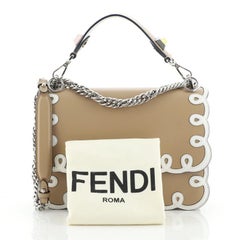 Fendi Swirl Kan I Bag Leather Medium