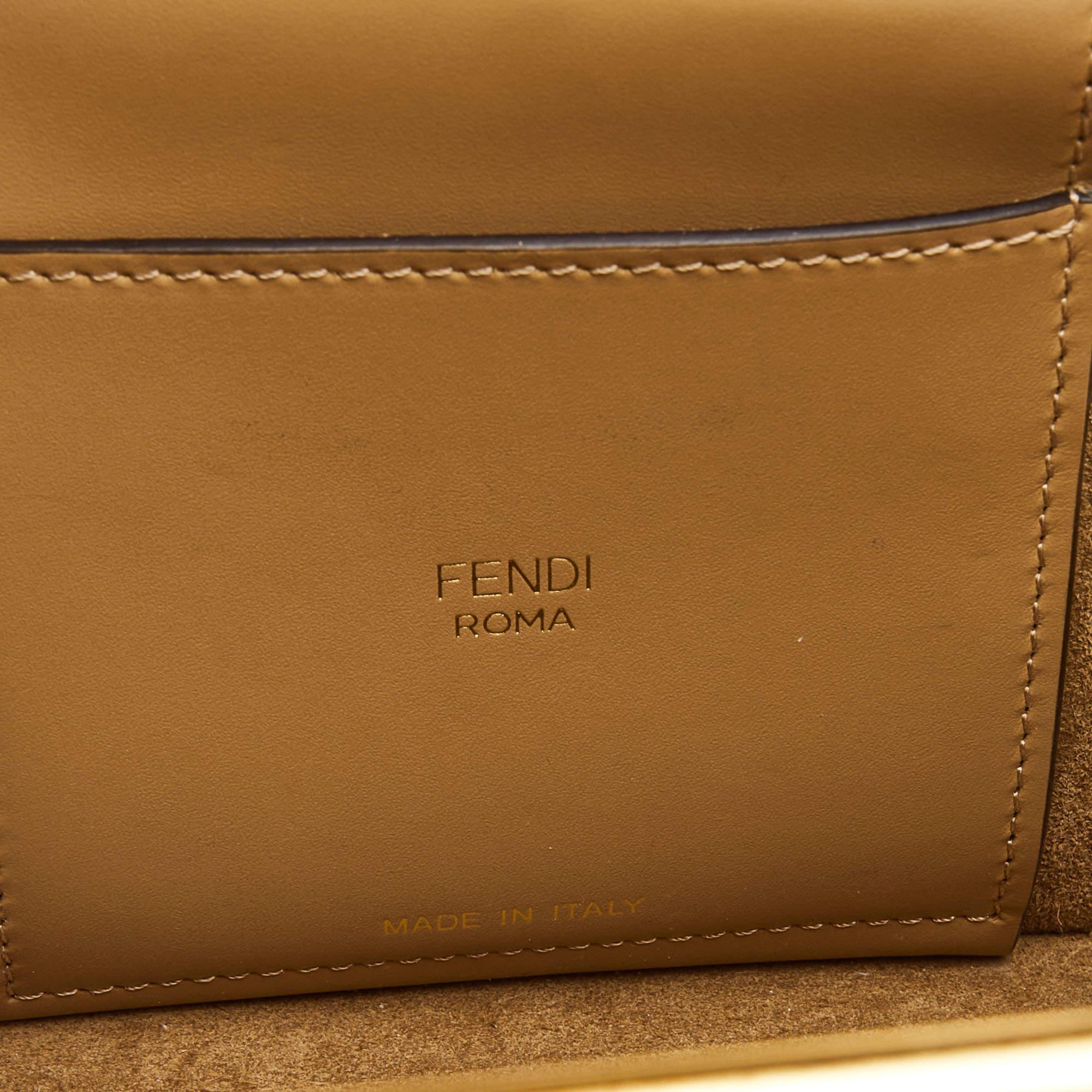 Fendi Tan Leather Small The Way Shoulder Bag 6