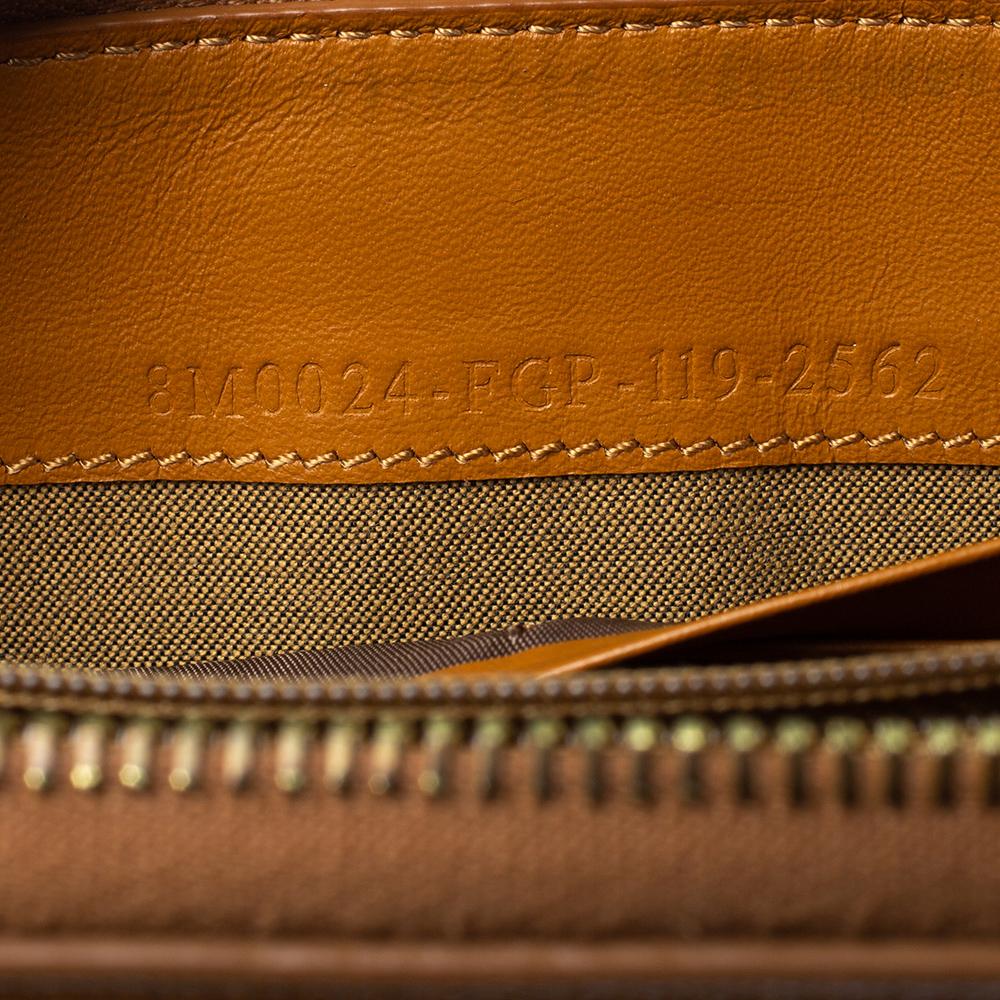 Women's Fendi Tan Leather Zip Around Wallet