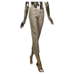 Geradlinige Hose mit Monogramm von Fendi in Hellbraun