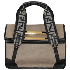 Fendi Textile Shopping Bag