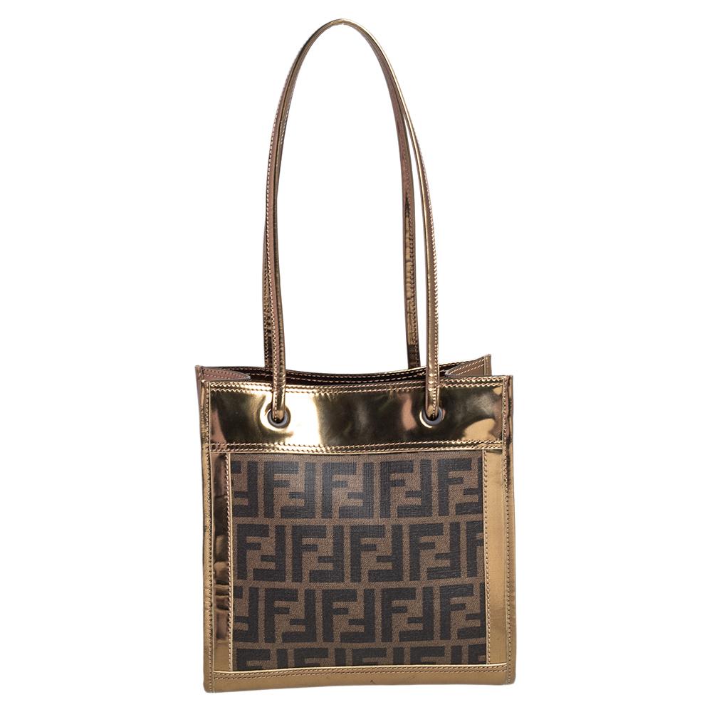 fendi see through tote