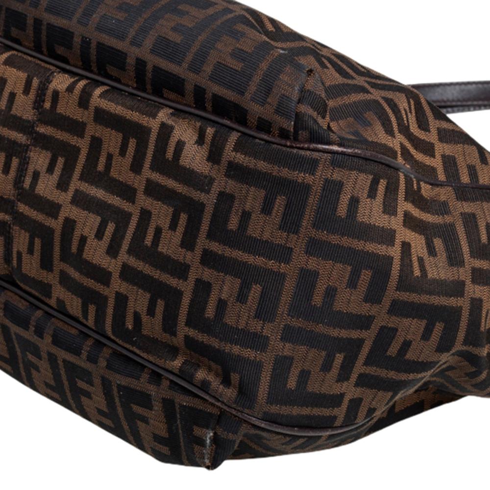 Fendi Tobacco Zucca Canvas and Leather Chef Shopper Tote 2