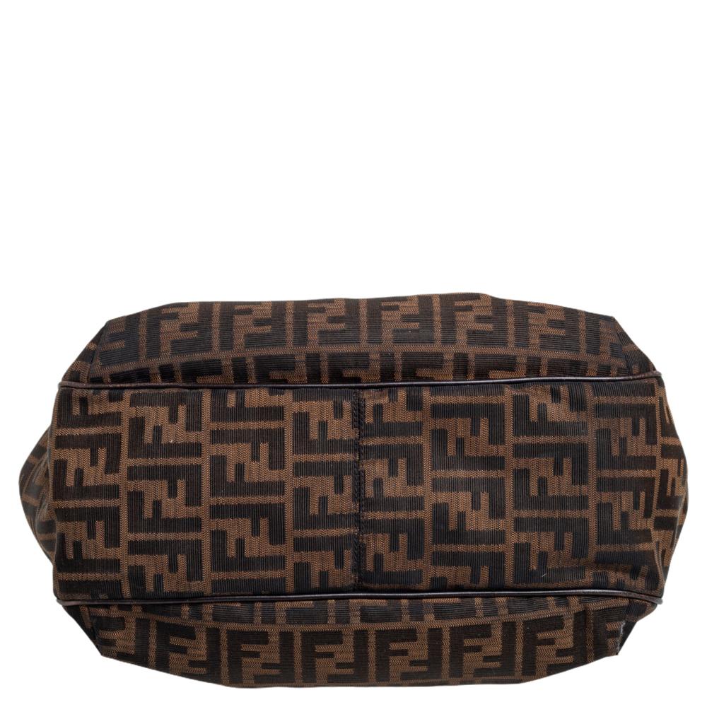 Fendi Tobacco Zucca Canvas and Leather Chef Shopper Tote 3