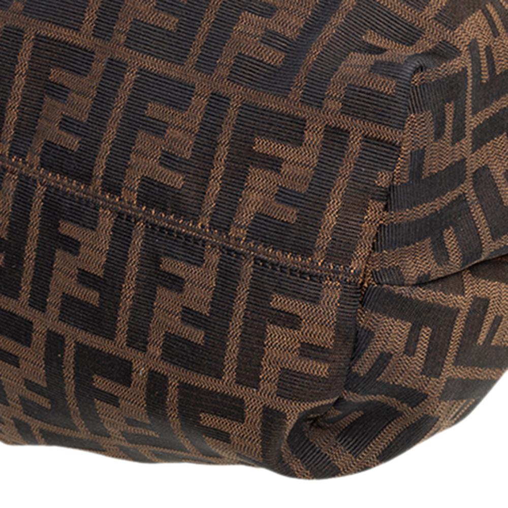 Fendi Tobacco Zucca Canvas and Leather Large Chef Tote 6