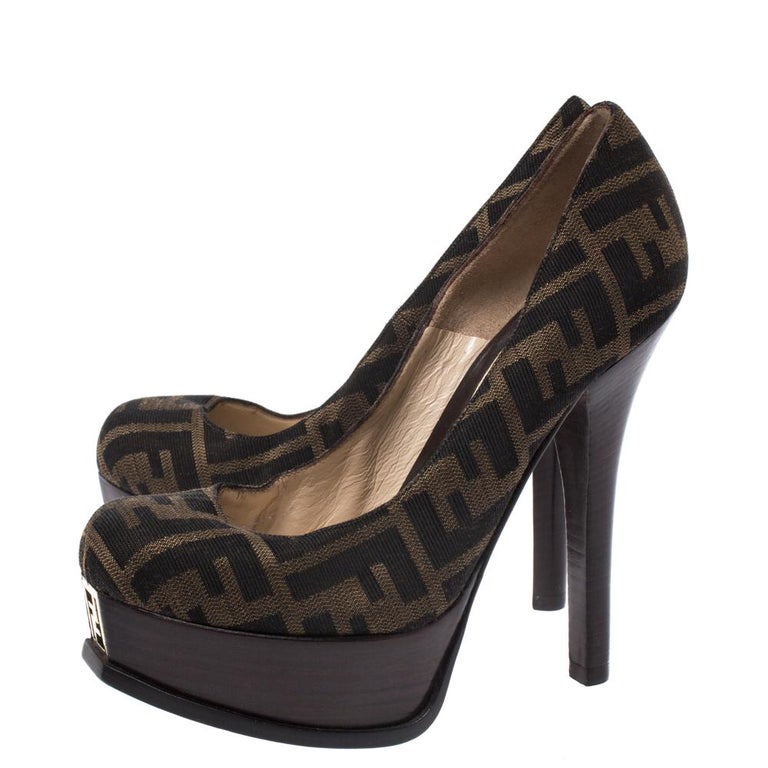 Fendi platform pumps clearance