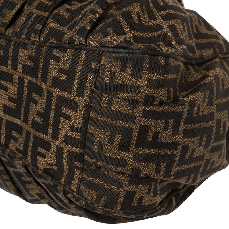Fendi Tobacco Zucca Canvas Large Mia Chain Tote 7