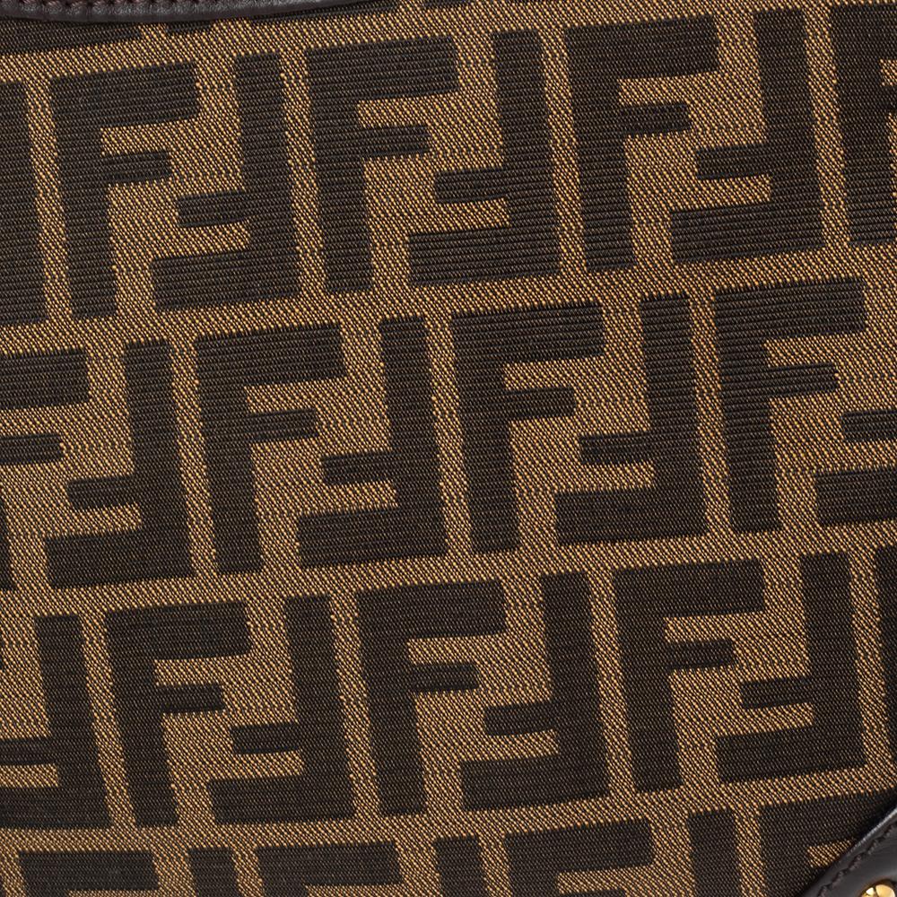Fendi Tobacco Zucca Canvas Small Hobo 1