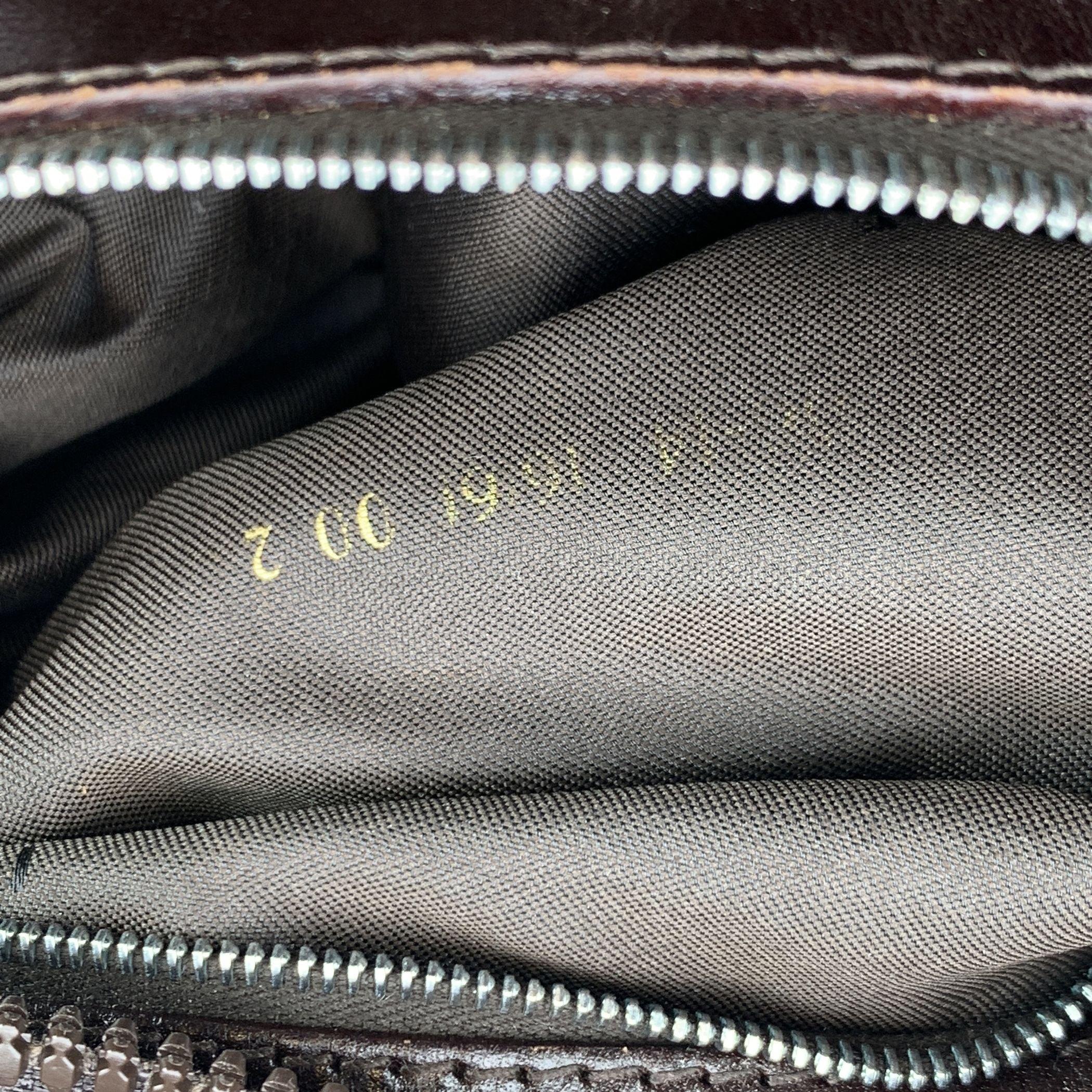 Fendi Tobacco Zucca Monogram Canvas Messenger Crossbody Bag 1