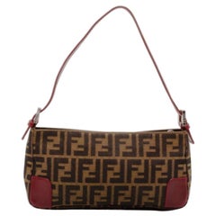 Fendi Tobacco Zucca Small Shoulder Bag