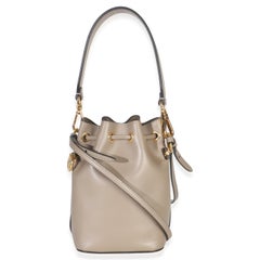Fendi Tortora Vitello Cruise F is Fendi Mini Mon Tresor Bucket Bag