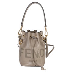 Fendi Tortora Vitello Cruise F is Fendi Mini Mon Tresor Bucket Bag