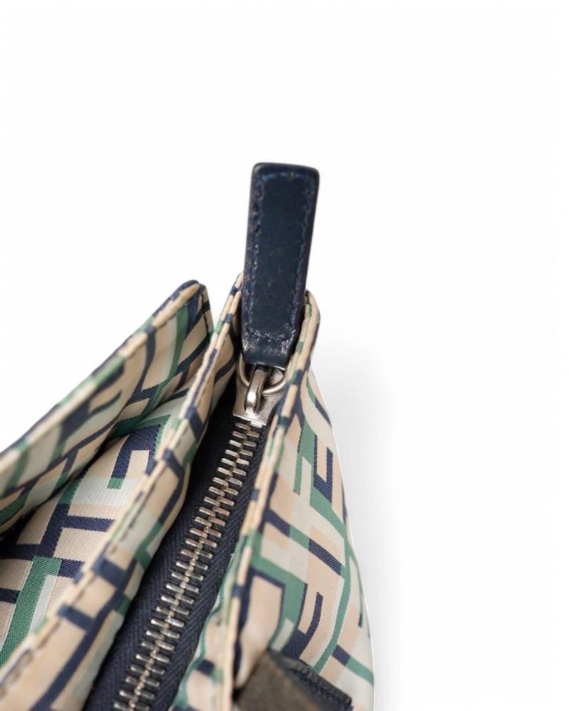 Fendi Tote Small Pumpkin Multicolour Blue en vente 8