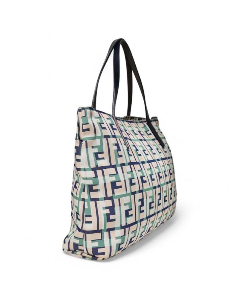 Fendi Tote Small Pumpkin Multicolour Blue Pour femmes en vente