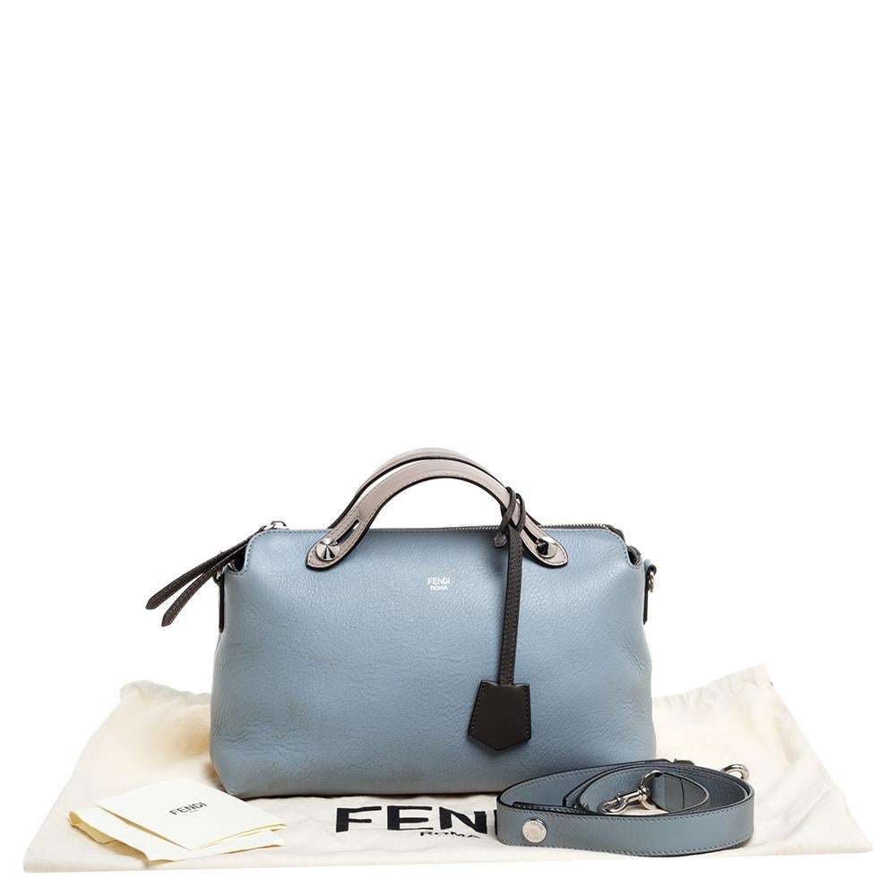 Fendi Tri Color Leather Medium By The Way Boston Bag 4