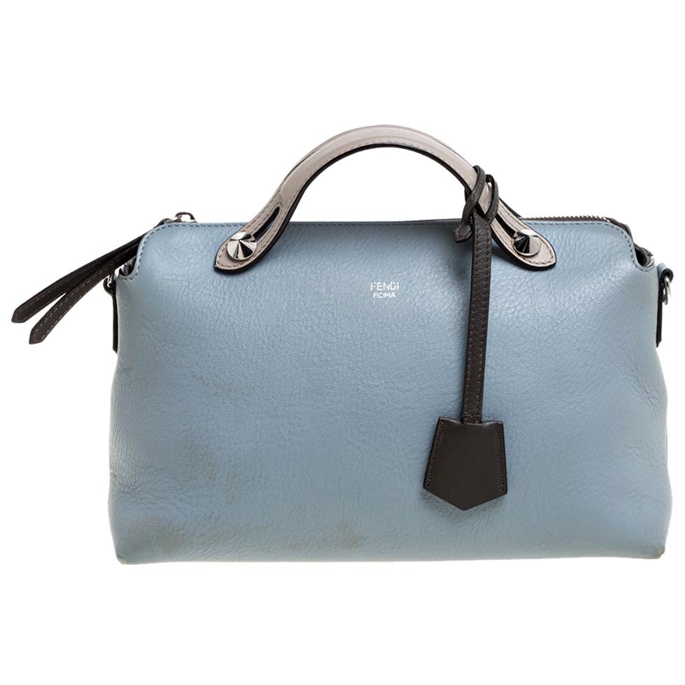 Fendi Tri Color Leather Medium By The Way Boston Bag at 1stDibs
