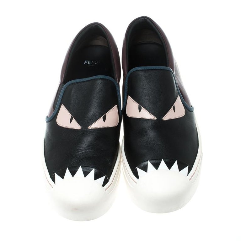 fendi monster flats