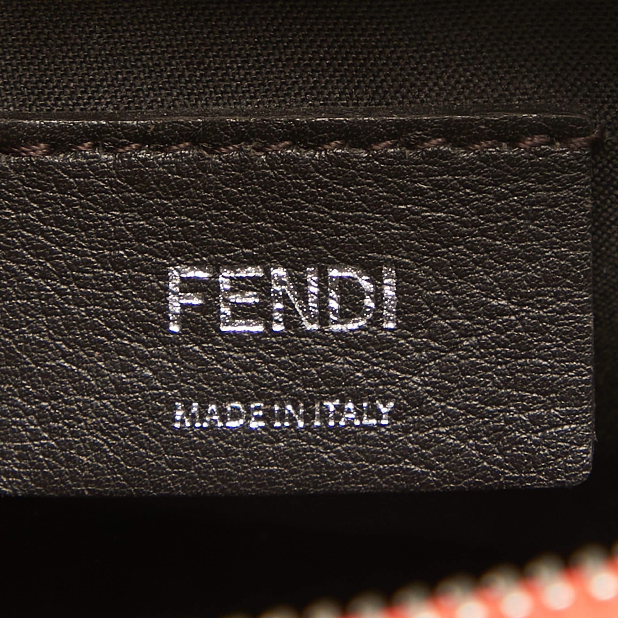 Fendi Tricolor Leather Small By The Way Shoulder Bag 6