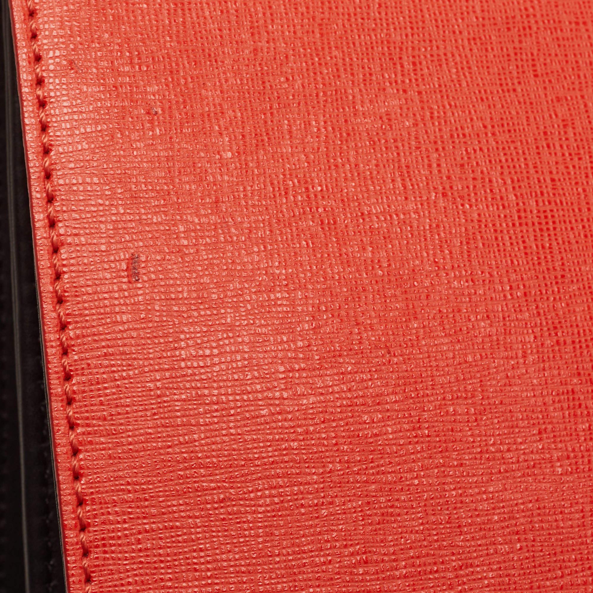 Fendi Tricolor Leather Small Demi Jour Top Handle Bag 1
