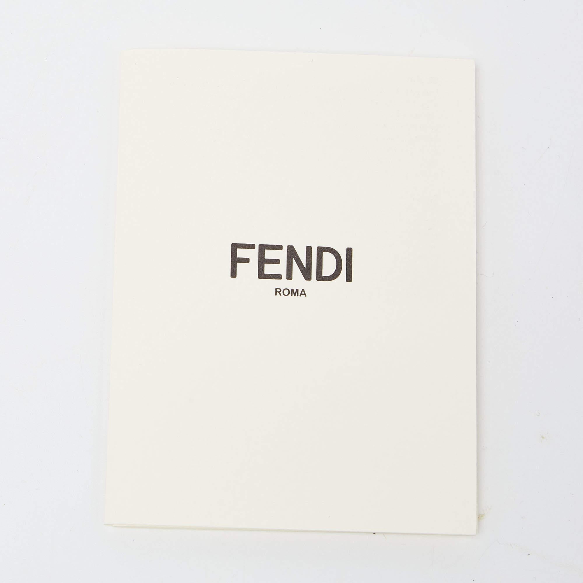 Women's Fendi Tricolor Leather Strappy Sandals Size 36
