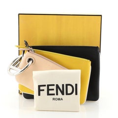Fendi Triplette Pouch Set Calfskin
