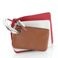 Fendi Triplette Pouch Set Calfskin