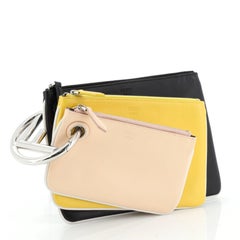 Fendi Triplette Pouch Set Calfskin