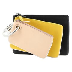 Fendi Triplette Pouch Set Calfskin