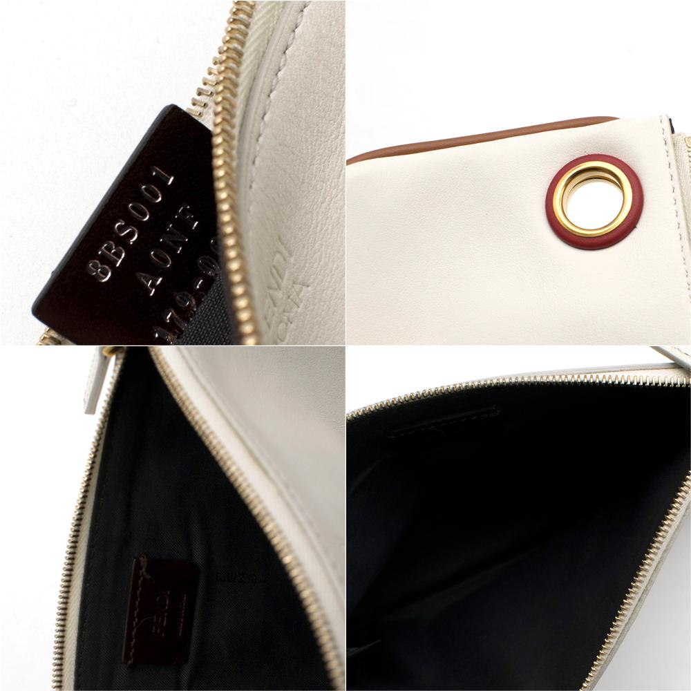 Fendi Triplette Wallet Set In White 3