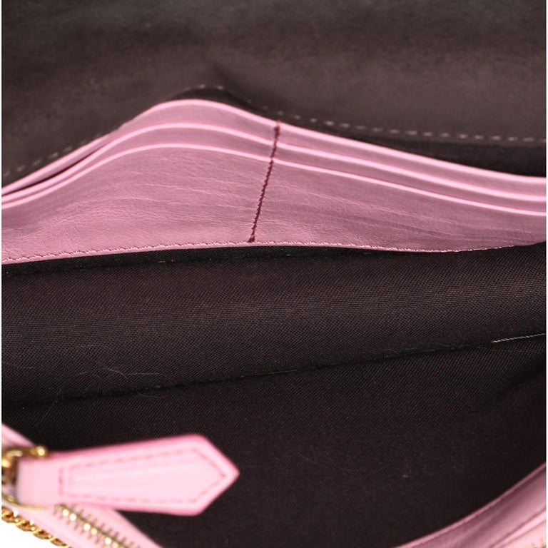 Fendi Tube Wallet On Chain Leather at 1stDibs