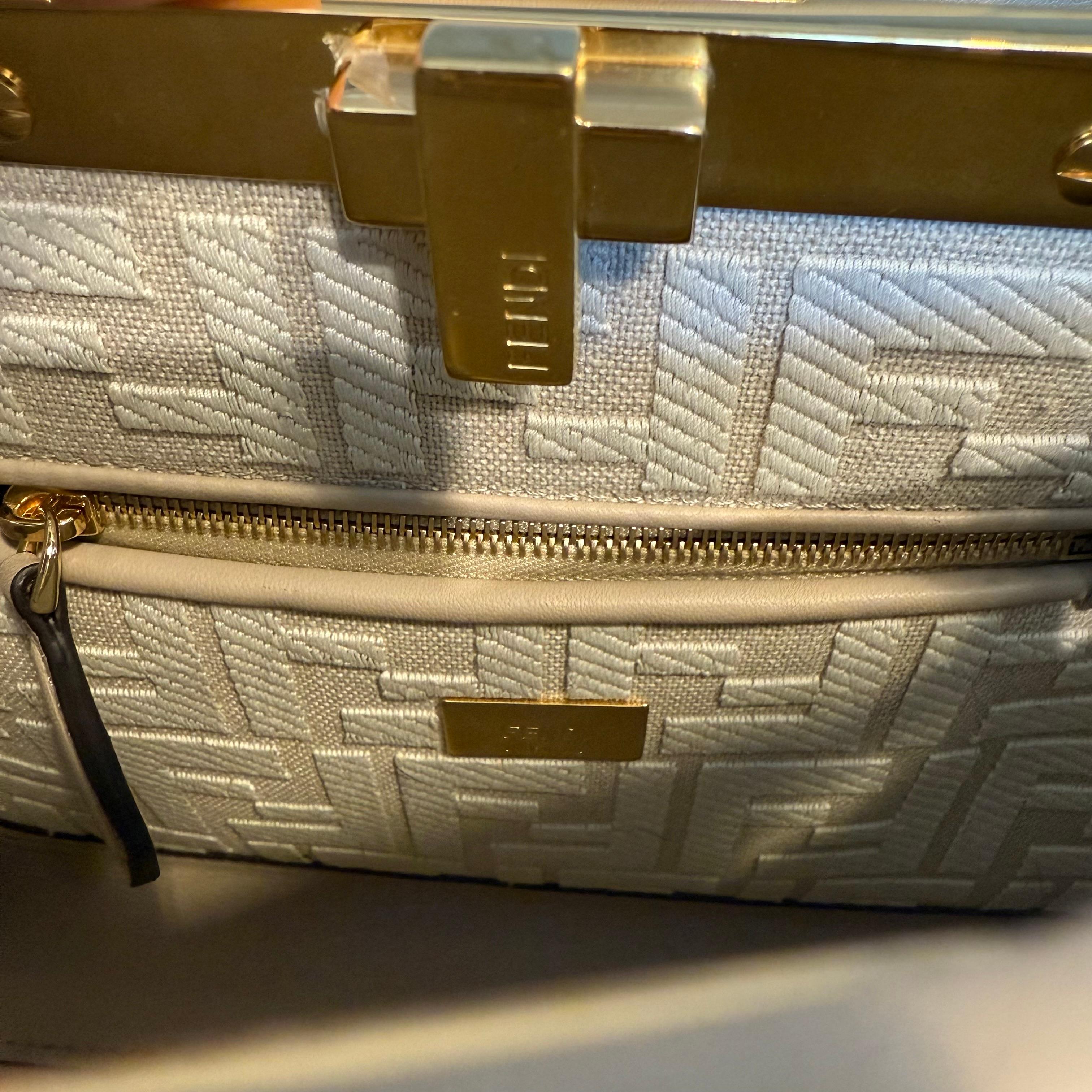 Fendi Turtledove Mini Peekaboo For Sale 3