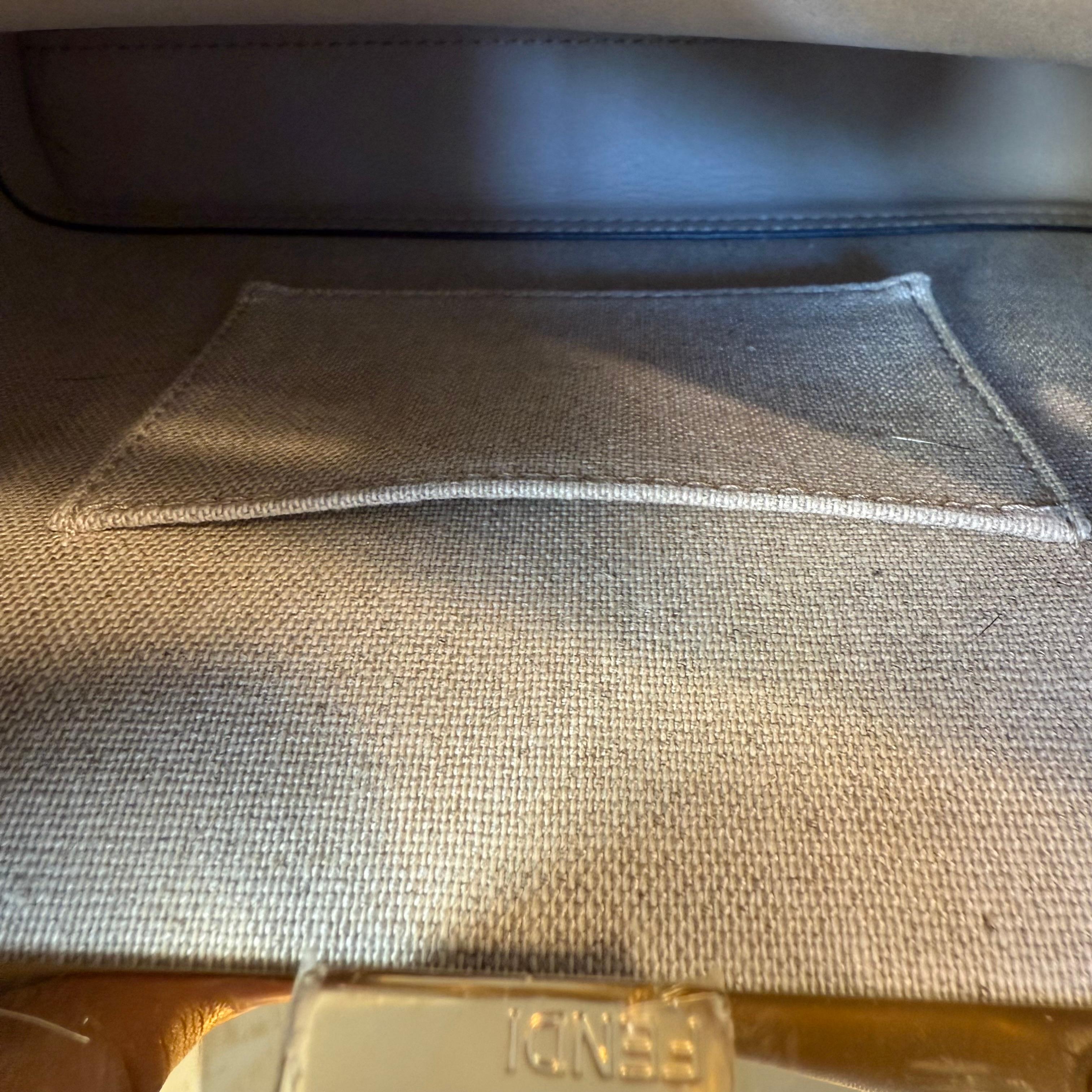 Fendi Turtledove Mini Peekaboo For Sale 4