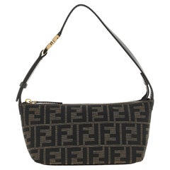 Fendi Vanity Shoulder Bag — Brown