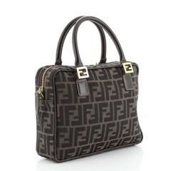 Fendi Vintage Bauletto Bag Zucca Canvas Medium