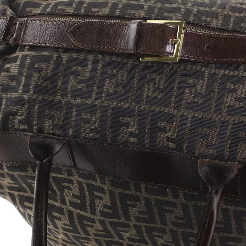 Women's or Men's Fendi Vintage Belted Weekender Bag Zucca Canvas Large