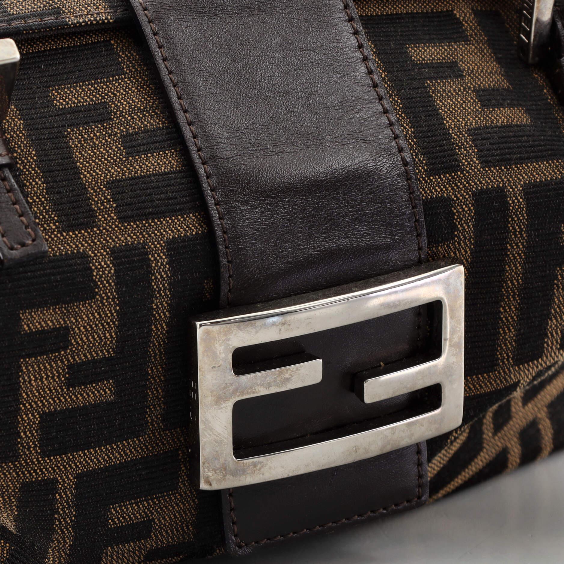 Bolsa Fendi Vintage Bento Box Lienzo Zucca Pequeña 3
