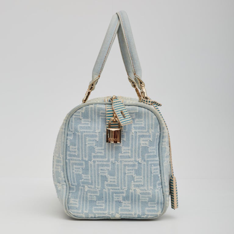 Metallic Fendi Boston Handbag – BLUE JEAN BABY