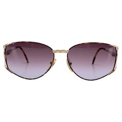 Fendi Vintage Brown Gold Metal Sunglasses FV 239 56/15 135mm