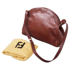 Fendi Vintage Brown Leather Bag