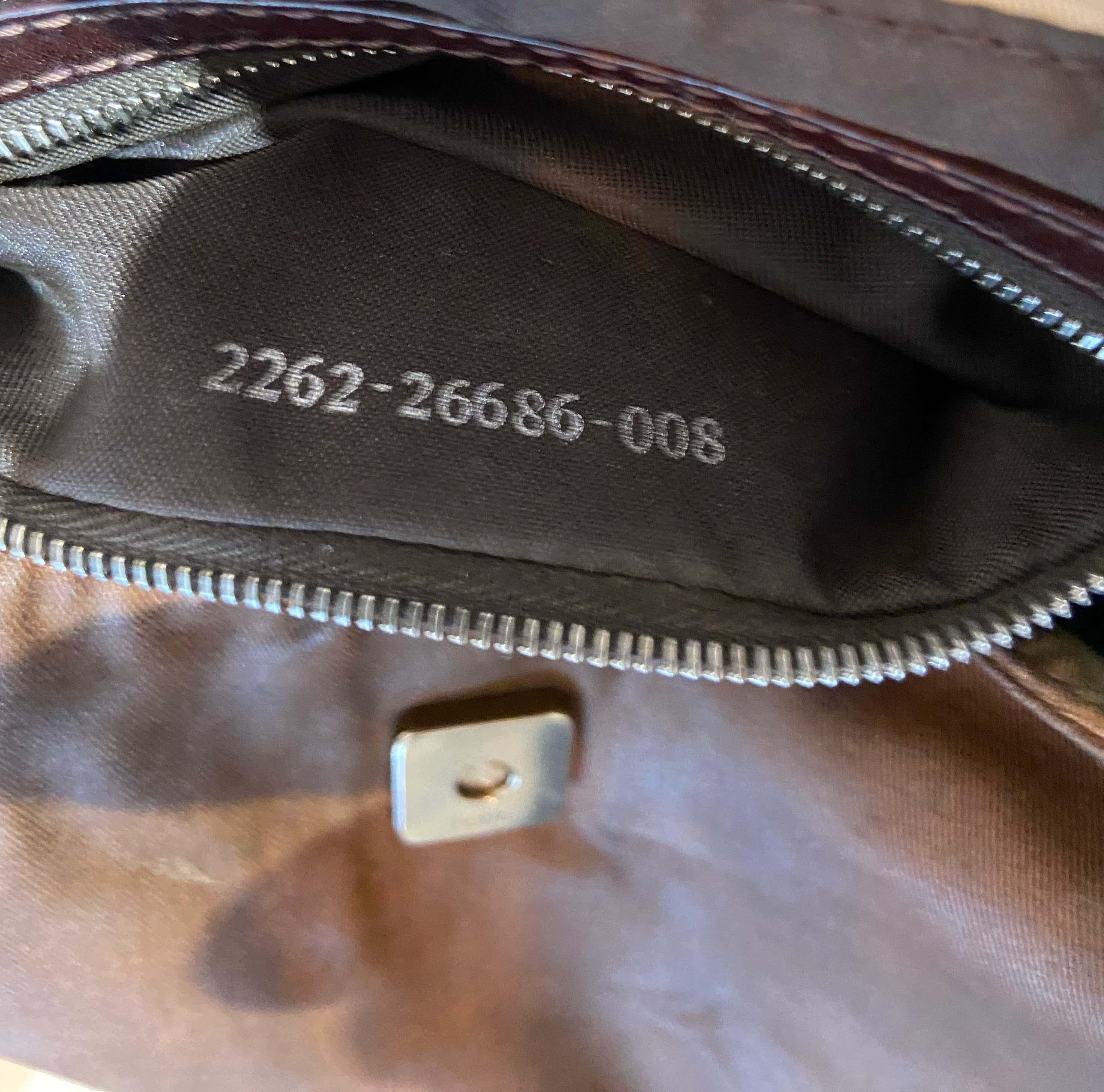 Fendi Vintage Brown Leather Shoulder Bag 1