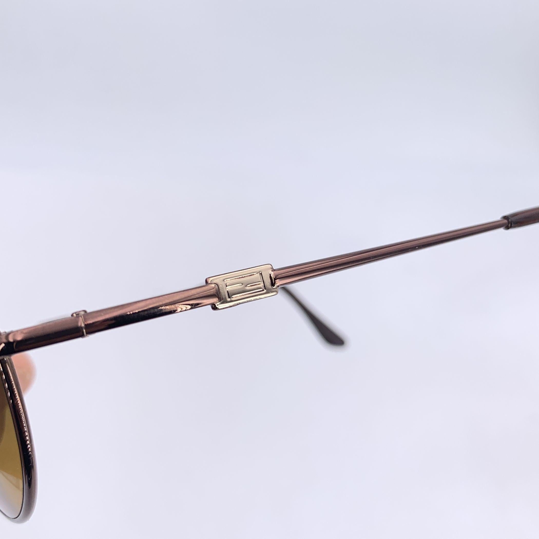 Women's Fendi Vintage Brown Sunglasses VL 7193 55/18 135mm For Sale
