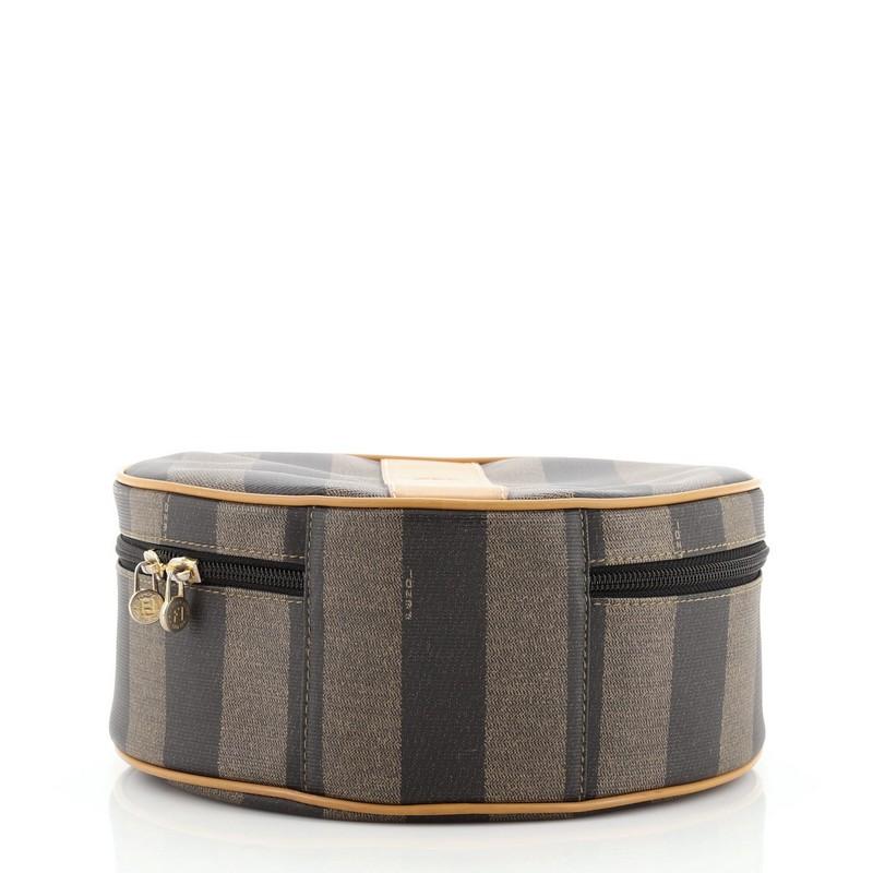 Fendi Vintage Convertible Runde Top Handle Tasche Pequin für Damen oder Herren
