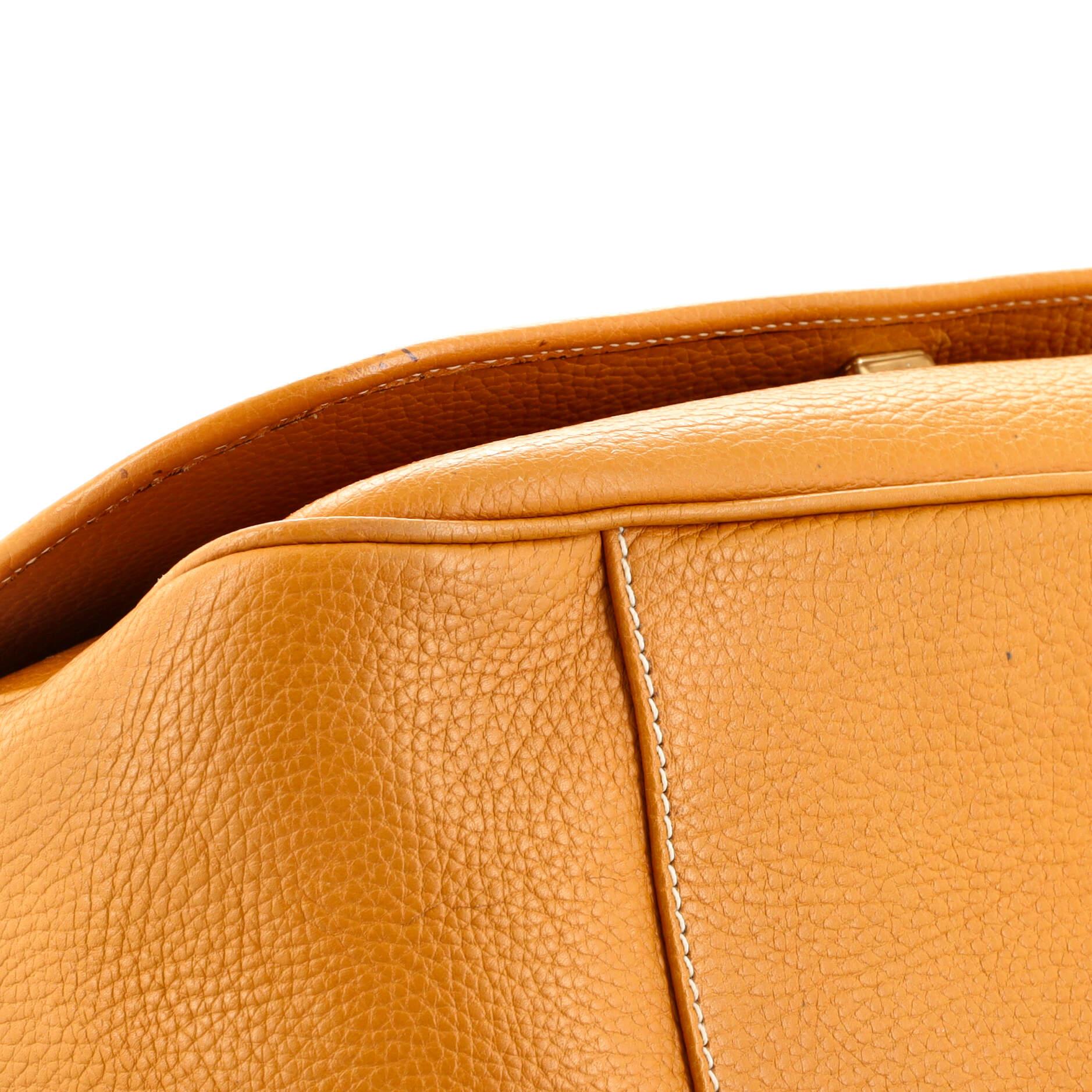 Women's or Men's Fendi Vintage FF Flap Messenger Bag Leather Medium