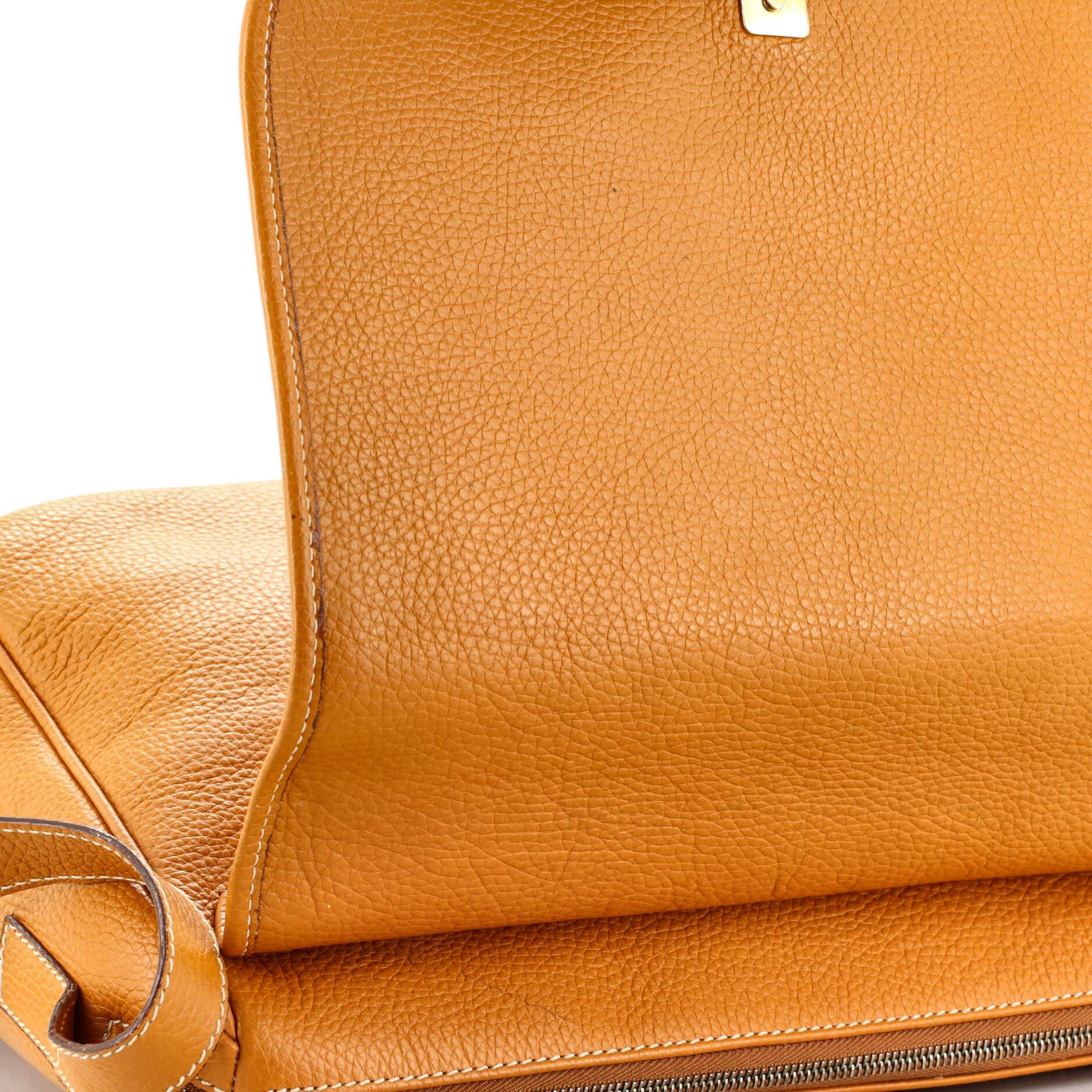 Fendi Vintage FF Flap Messenger Bag Leather Medium 1