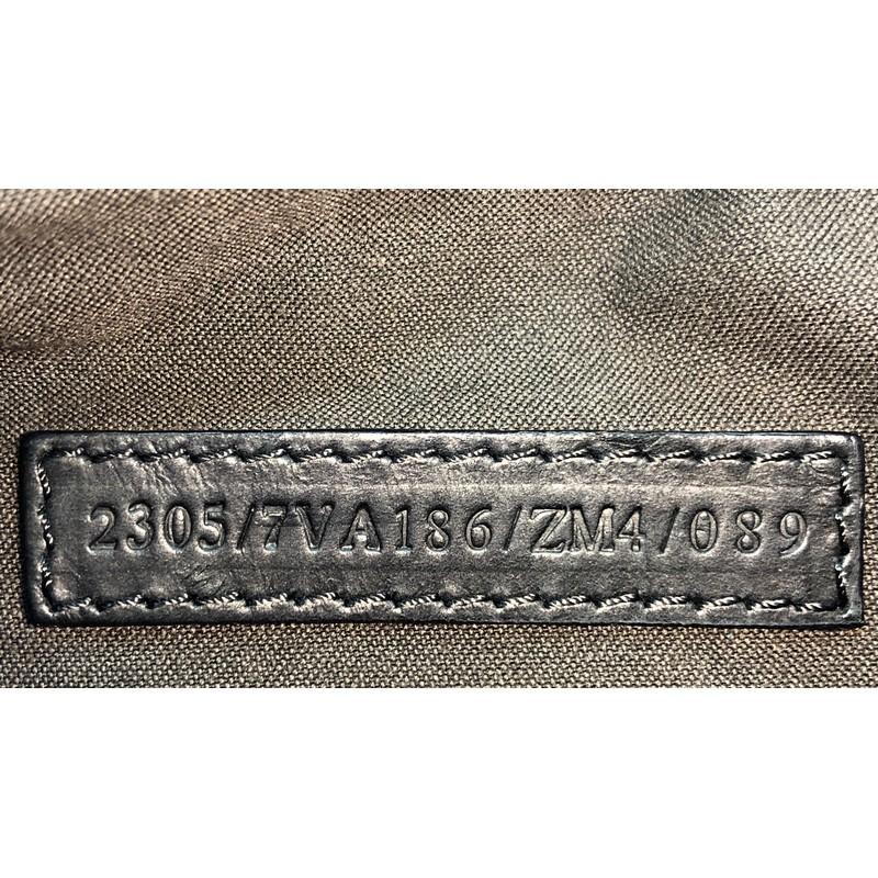 Fendi Vintage Flat Crossbody Bag Zucca Nylon Small In Good Condition In NY, NY